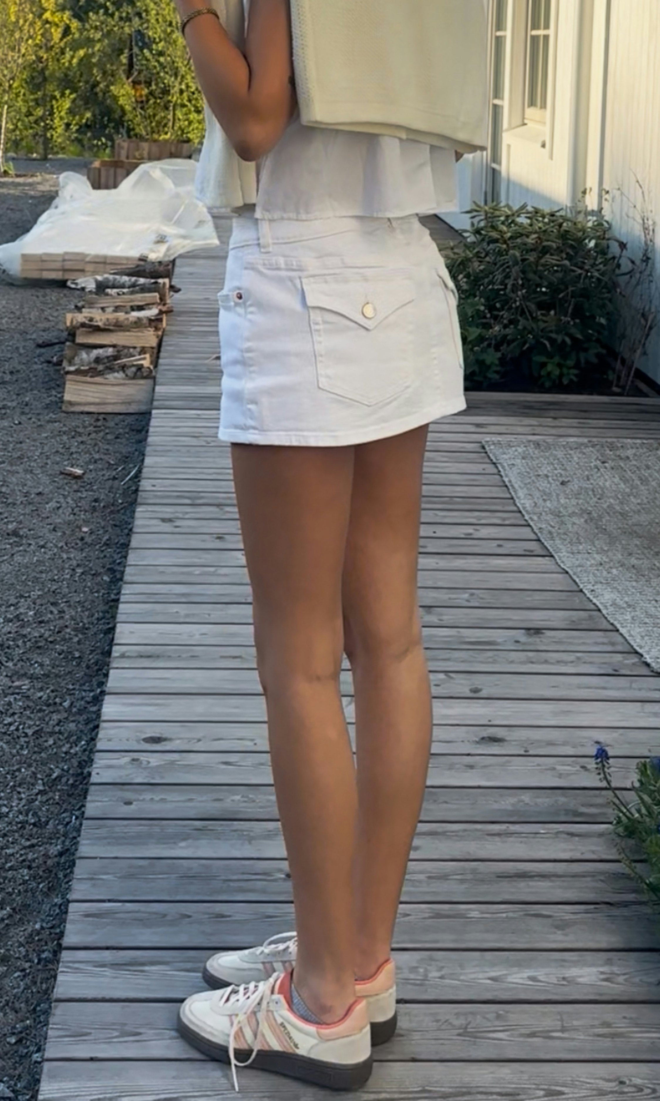 ミニスカート PAROSH Women Mini Skirts D6211360025 WHITE Ground Rules White Ruched Mesh Mini Skirt – Club L London - USA