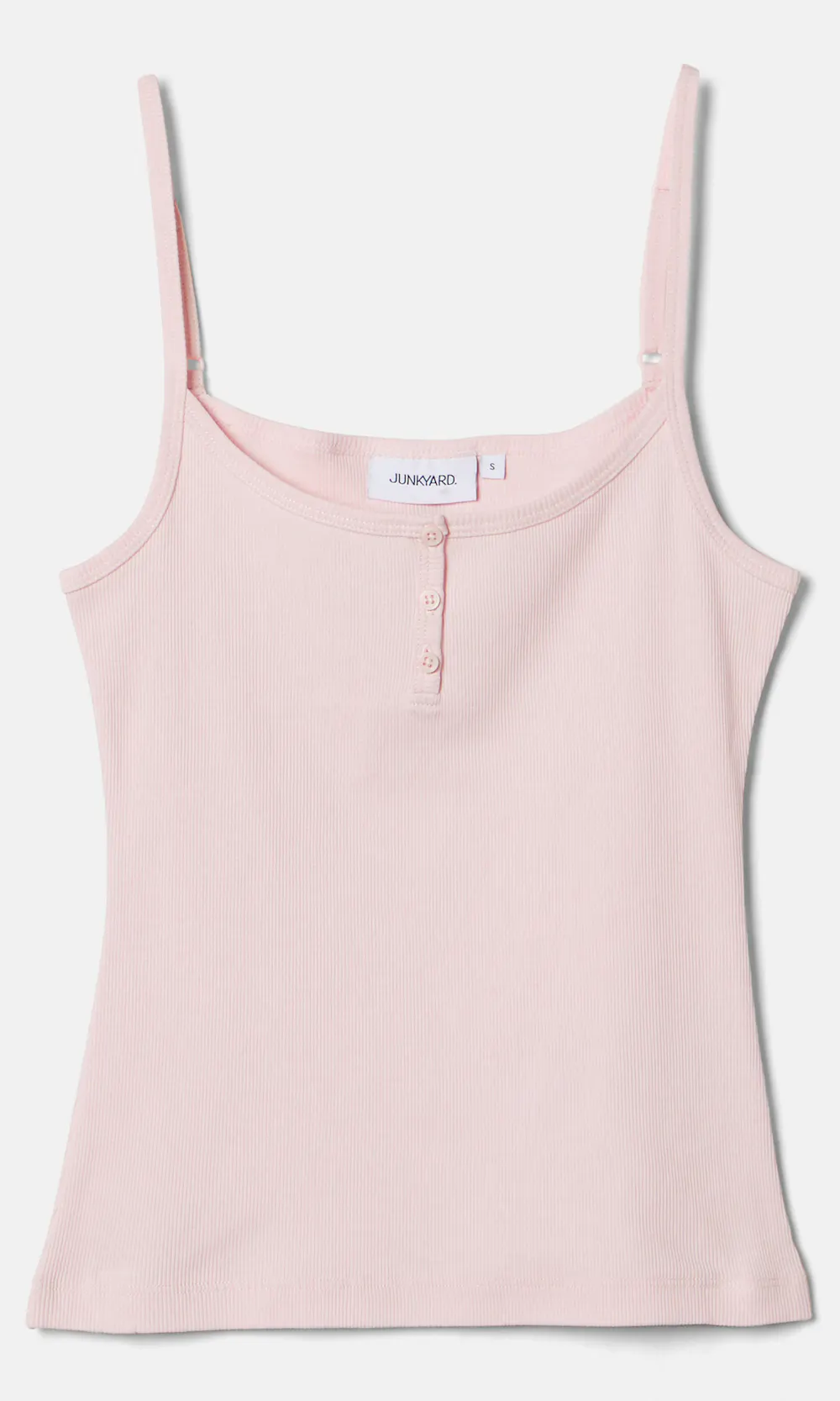 JUNKYARD Henley Tank Top Pink | Women | Junkyard