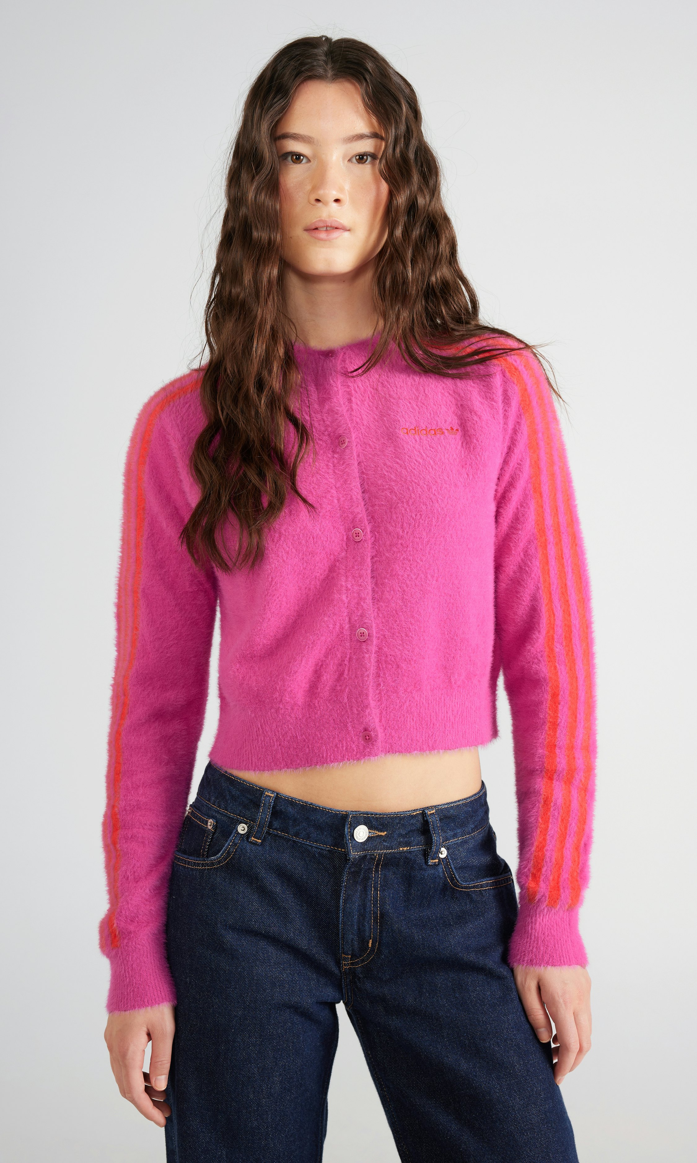 トップス Adidas 00s Logo Pocket Cardigan adidas originals 3D Pocket Logo Outdoor Cardigan Woven Stand