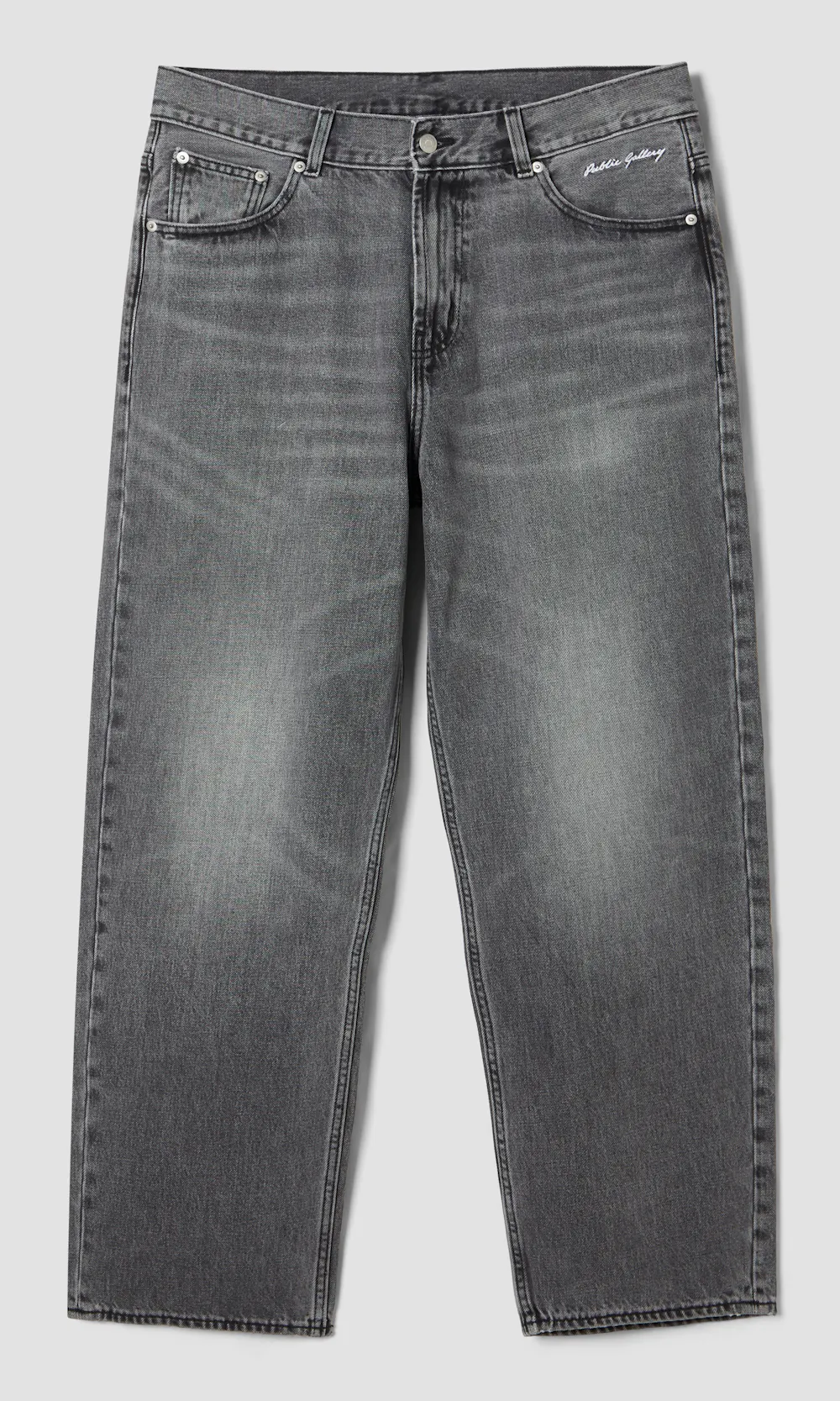 JUNKYARD Big Skate Backprint Jeans Grey | Men | Junkyard