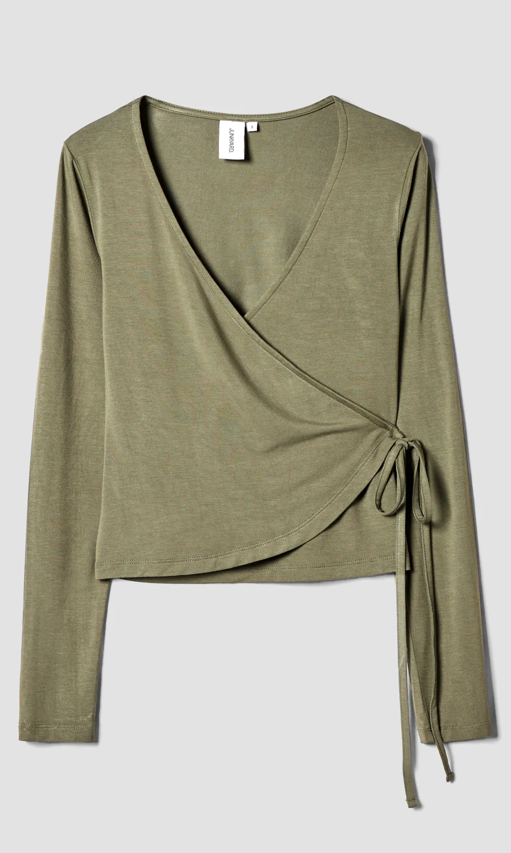 JUNKYARD Wrap Top Olive green | Women | Junkyard