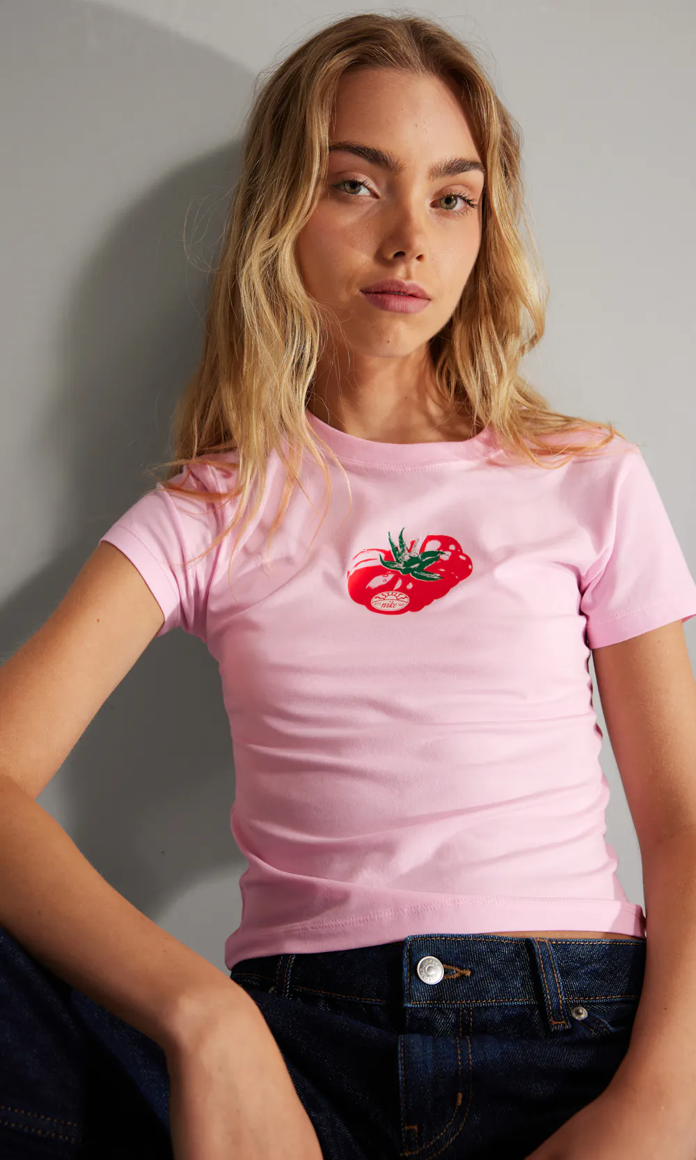 Nike Chill Knit Print t-shirt Light pink | Women | Junkyard